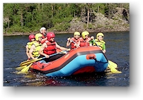 the ambis beim river raften