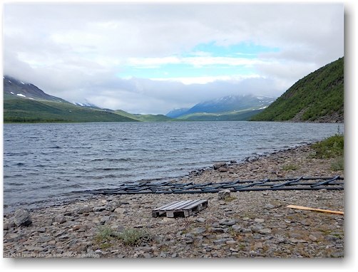 bootanlegestelle am nordufer des teusajaure bei den teusajaurestugorna