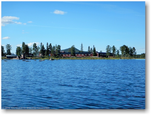 blick vom saella auf den kraja camping arjeplog