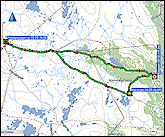 karte und hoehenprofil der fahrt von ljungdalen nach klaeppen und zurueck sowie karte und hoehenprofil der wanderung von klaeppen zu den helagsstugorna und zurueck