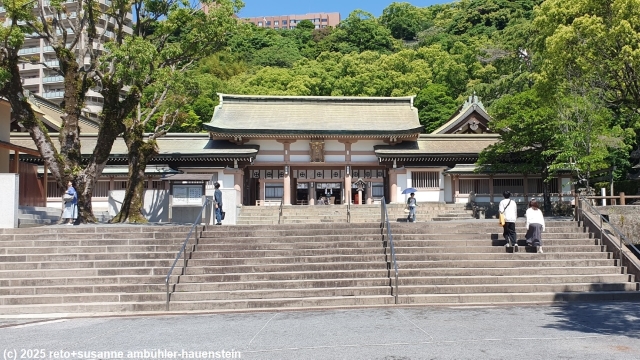 terukuni jinja tempel in kagoshima