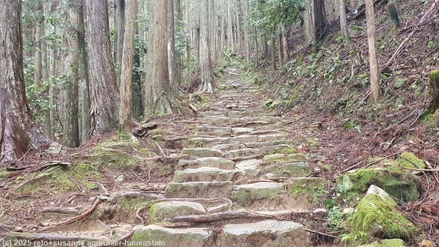 dainichi-goe - abschnitt des kumano kodo zwischen hongu und dem yunomine onsen