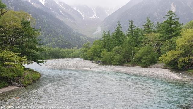 azusa river bei kamikochi