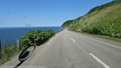national highway route 334 entlang der k�ste zwischen shari und utoro