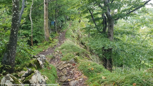 leicht ausgesetzter aufstieg richtung "uf der egg"