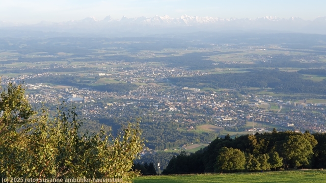 fantastische aussicht von der terrasse des hotel weissenstein