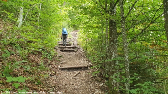 aufstieg richtung hasenmatt