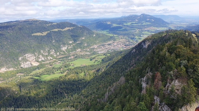blick vom dent de vaulion richtung vallorbe