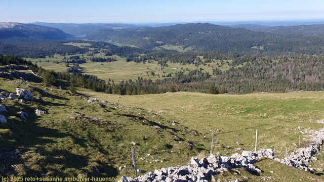 blick vom la d�le richtung frankreich